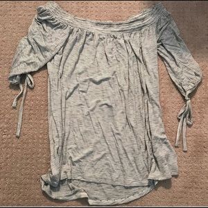 Knox Rose off shoulder stripe top